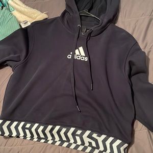Adidas’s cropped hoodie